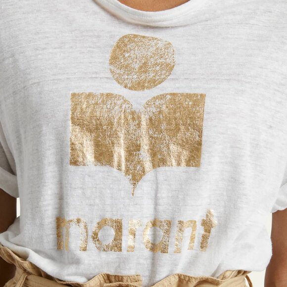 Isabel Marant Etoile Zewel Logo Tee - Picture 3 of 5